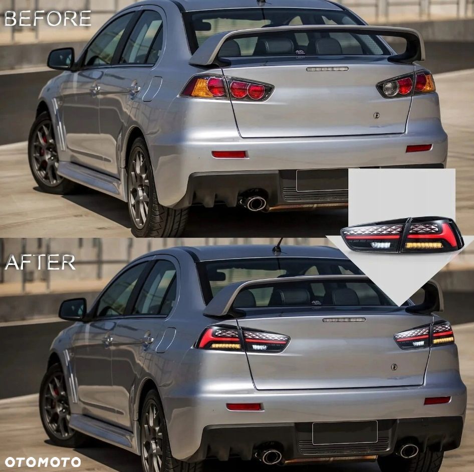 Lampy tylne kpl Vland Led Tuning Mitsubishi Lancer VIII 8 sedan 07-18 EVO X - 10