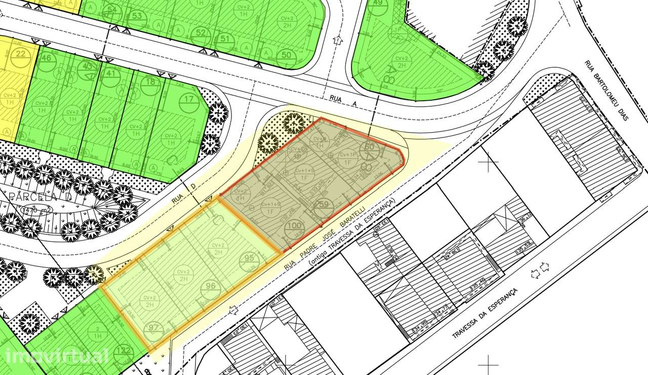 Lote para construção de moradia Bifamiliar – Catujal, Unhos - Grande imagem: 3/3