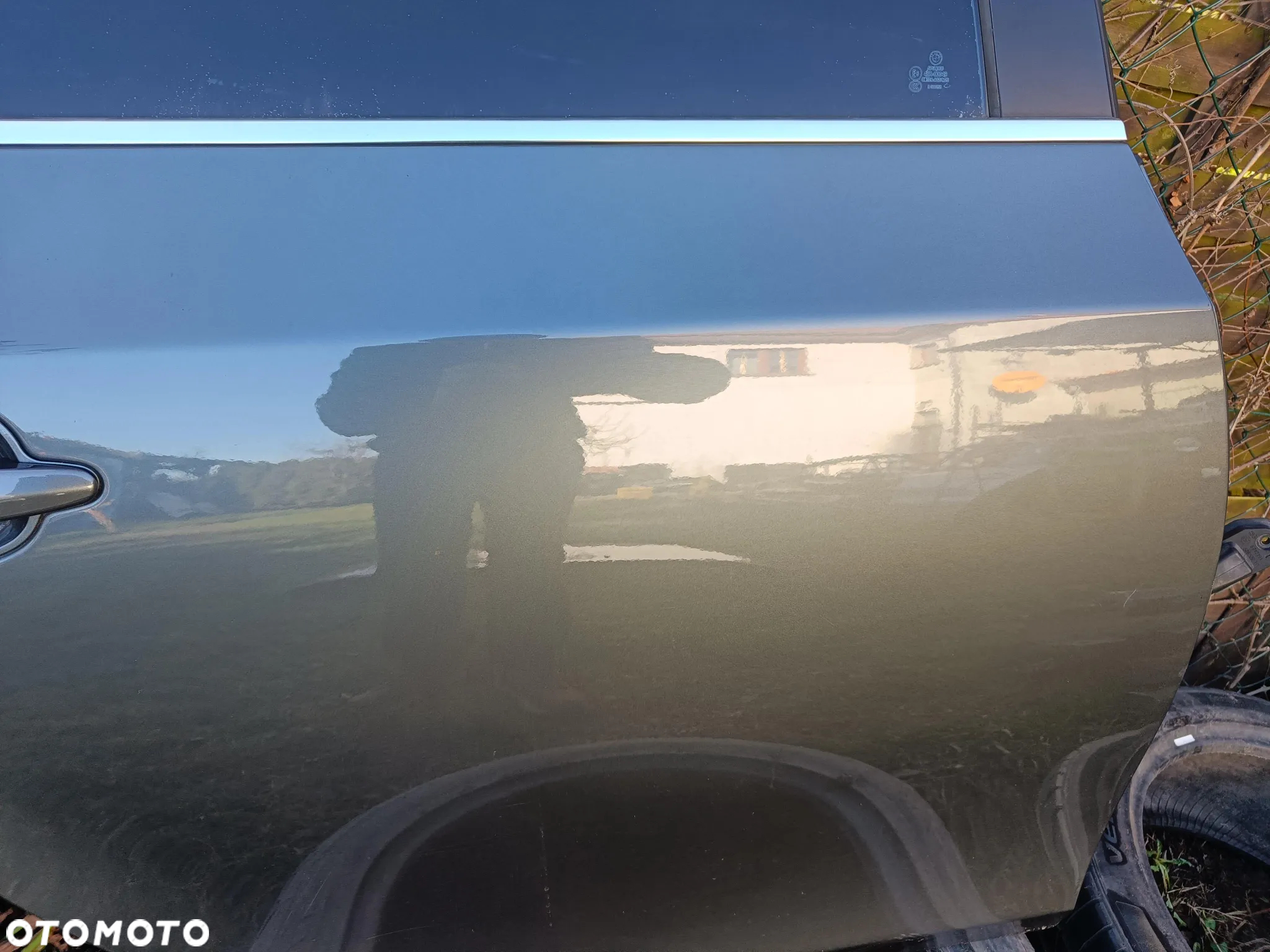 BMW E60 E61 KOMBI DRZWI PRAWE TYLNE TYŁ TITANGRAU II METALLIC W KOLOR - 4