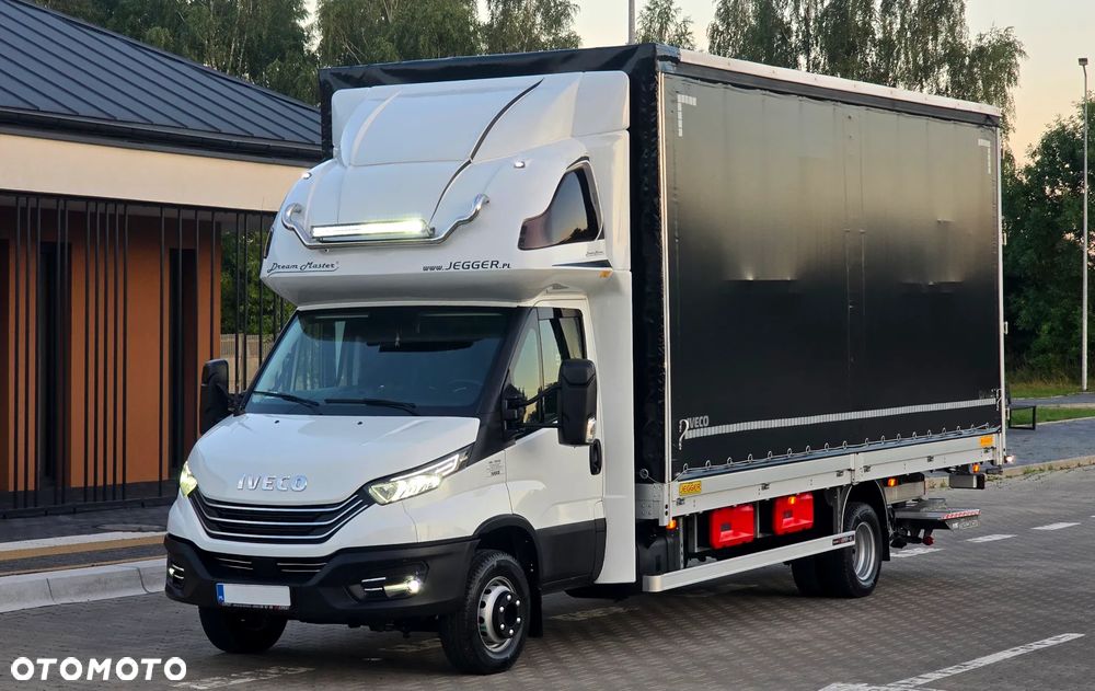 Iveco DAILY 72C18 ❗️BURTO-FIRANKA 15 PALET / DACH ZSUWANY / MAŁY PRZEBIEG / WINDA DHOLLANDIA 1000KG SLIDER / ZABUDOWA JEGGER / KABINA SYPIALNIANA / PODUSZKI PNEUMATYCZNE / XENON / FUL LED / NAVI + KAMERA COFANIA / DRZWI Z TYŁU / WEBASTO / SERWIS ASO / SALON POLSKA / NIESTPOTYKANY STAN ❗️❗️ - 18