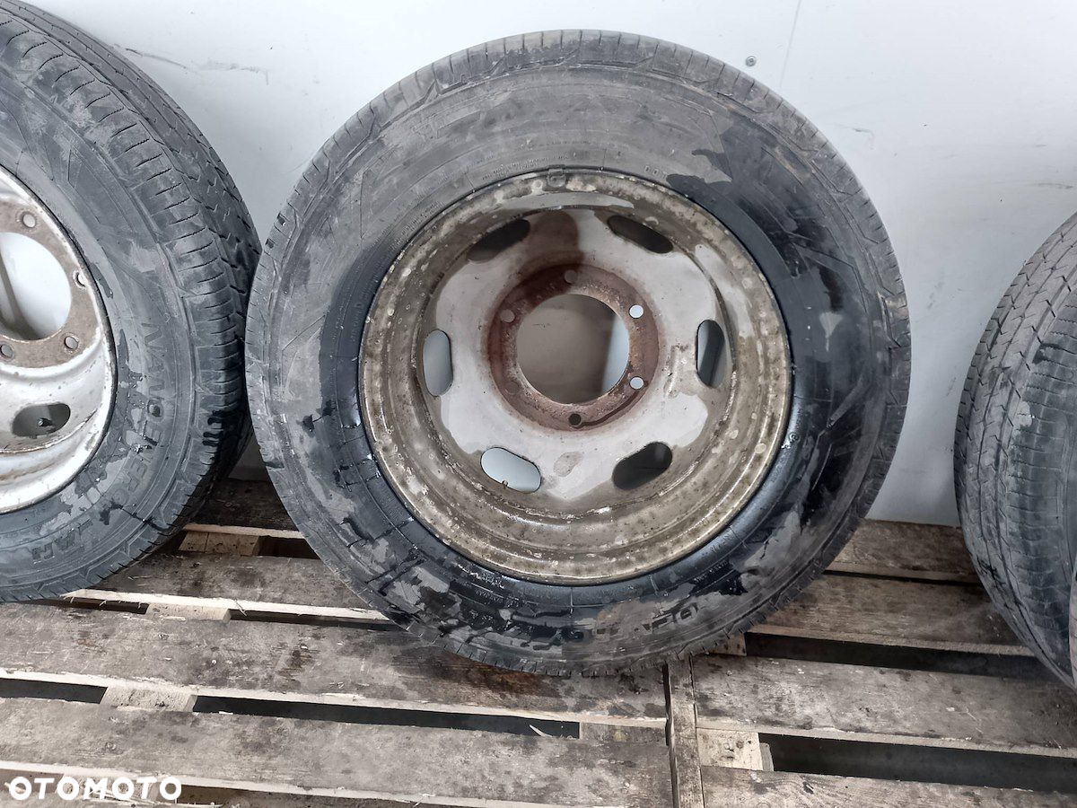 FELGI STALOWE KOMPLET 16 6x180 Z OPONAMI 195/75R16C FORD TRANSIT MK6 - 6