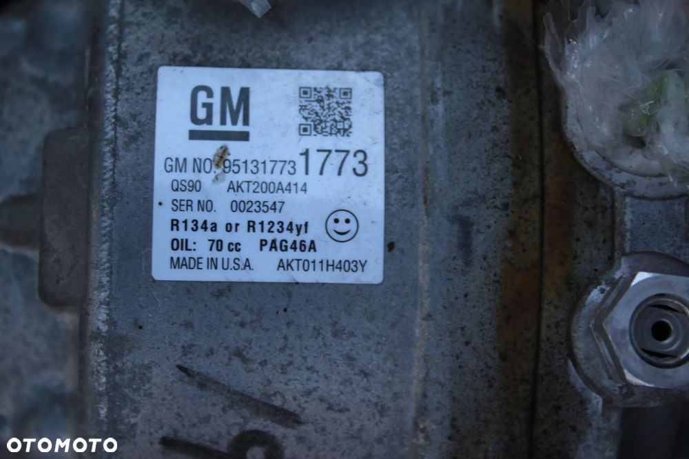 SPRĘŻARKA KLIMATYZACJI OPEL MOKKA 1.6 CDTI 50000MIL 95131773 - 2