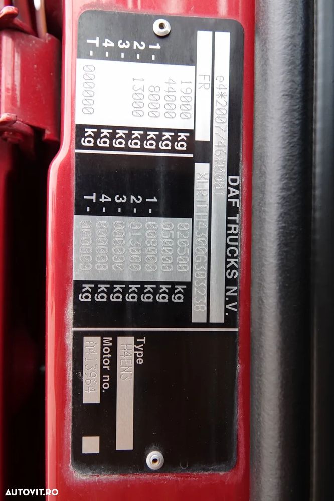 DAF XF 530 / I-PARK COOL / SISTEM HIDRAULIC / CABINĂ SUPER SPACE / COMPLET AIRMATIC / TV / JANTE DIN ALIAJ - 38