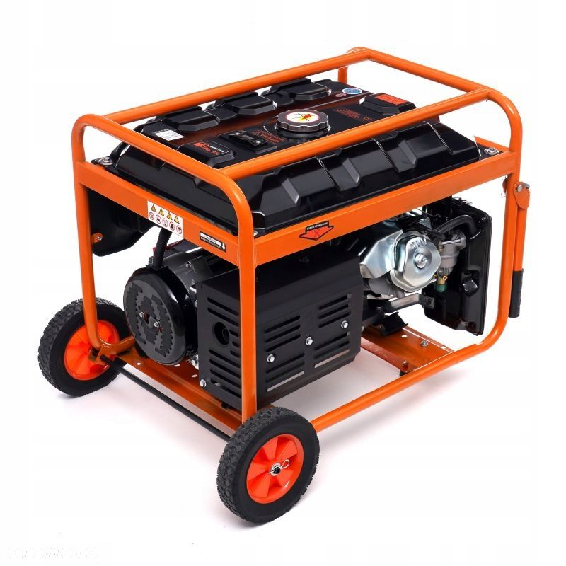 AGREGAT PRĄDOTWÓRCZY GENERATOR PRĄDU 5500W 230V 1FAZOWY ROZRUCH ELEKTRYCZNY - 6