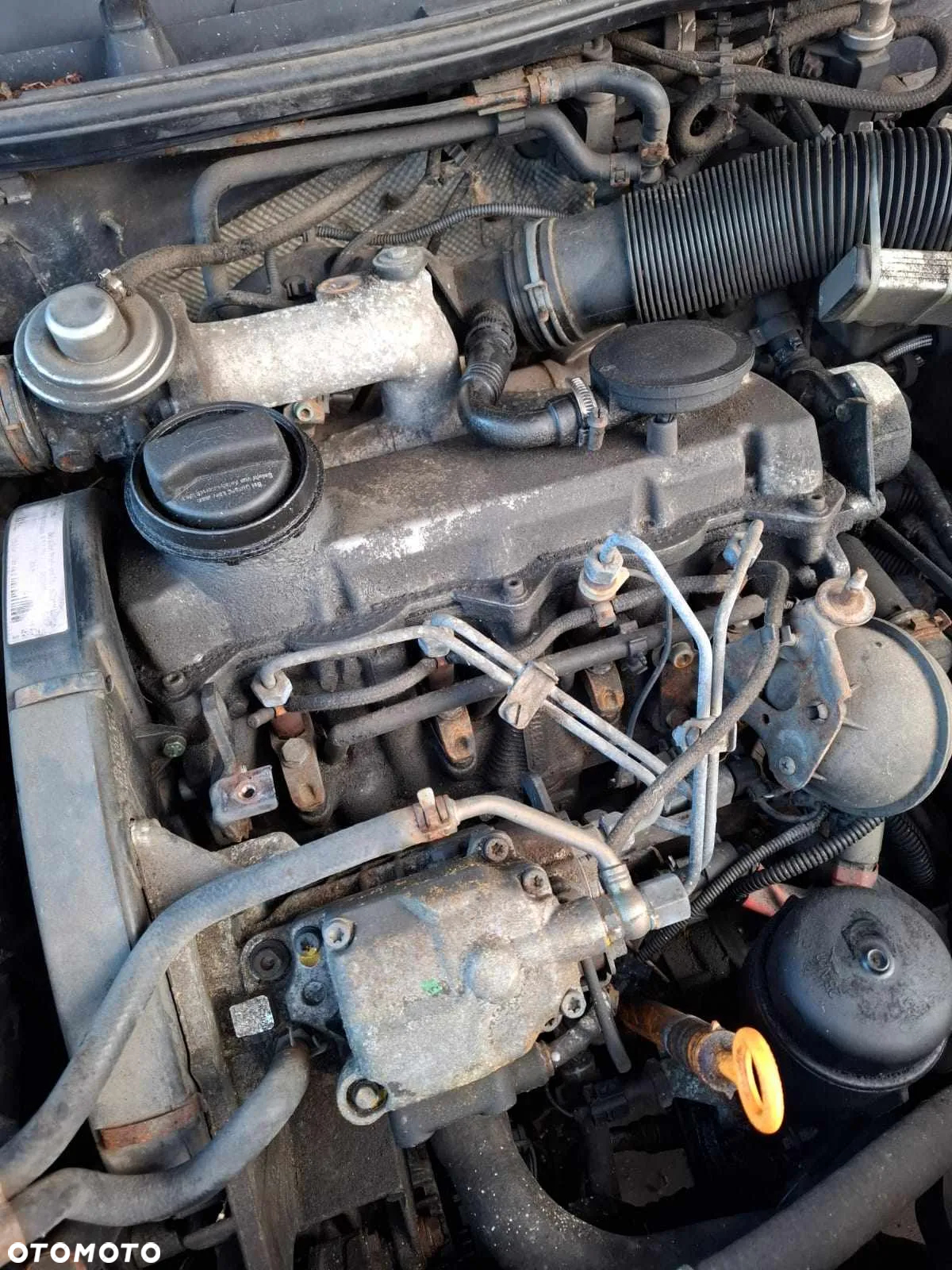 SILNIK KOMPLETNY 1,9 TDI 90KM ALH SKODA OCTAVIA TOLEDO GOLF IV AUDI A3 KOMPLETNY 188.000 KM - 3