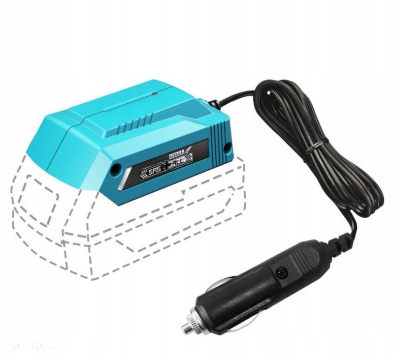 Ładowarka samochodowa do akumulatorów Dedra DED7038A 18 V - 1