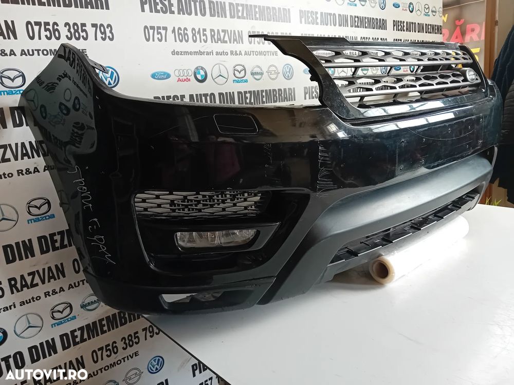 Bara Fata Completa Range Rover Sport L494 An 2013-2018 Cu Spalatoare Proiectoare Grila Originala - 3