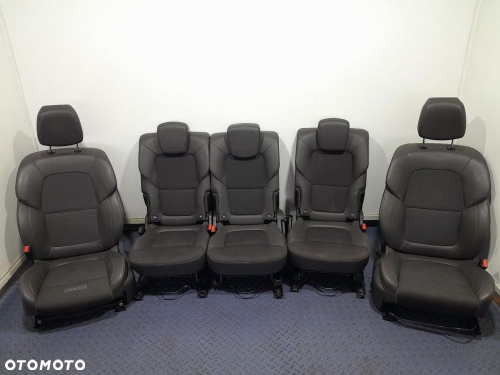 RENAULT ESPACE V 15- FOTELE KOMPLET PÓŁSKÓRA EUROPA 7 MIEJSC - 2