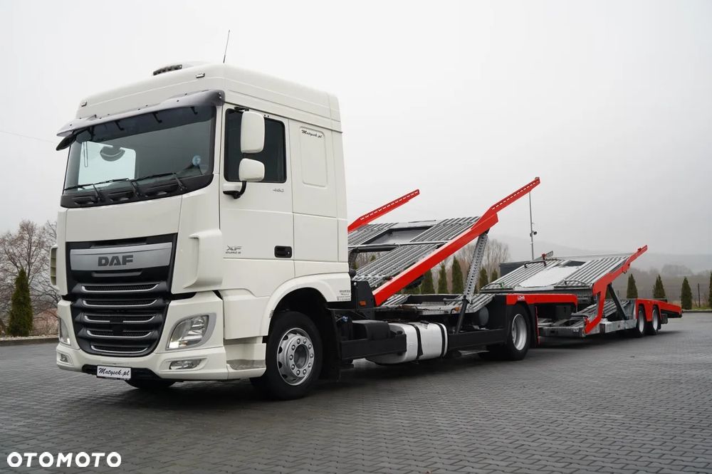 DAF XF 480 / LORA / LOHR / 16,5 M / 4 DOSTAWCZAKI / 6 OSOBÓWEK / KLIMA POSTOJOWA / EURO 6 - 9