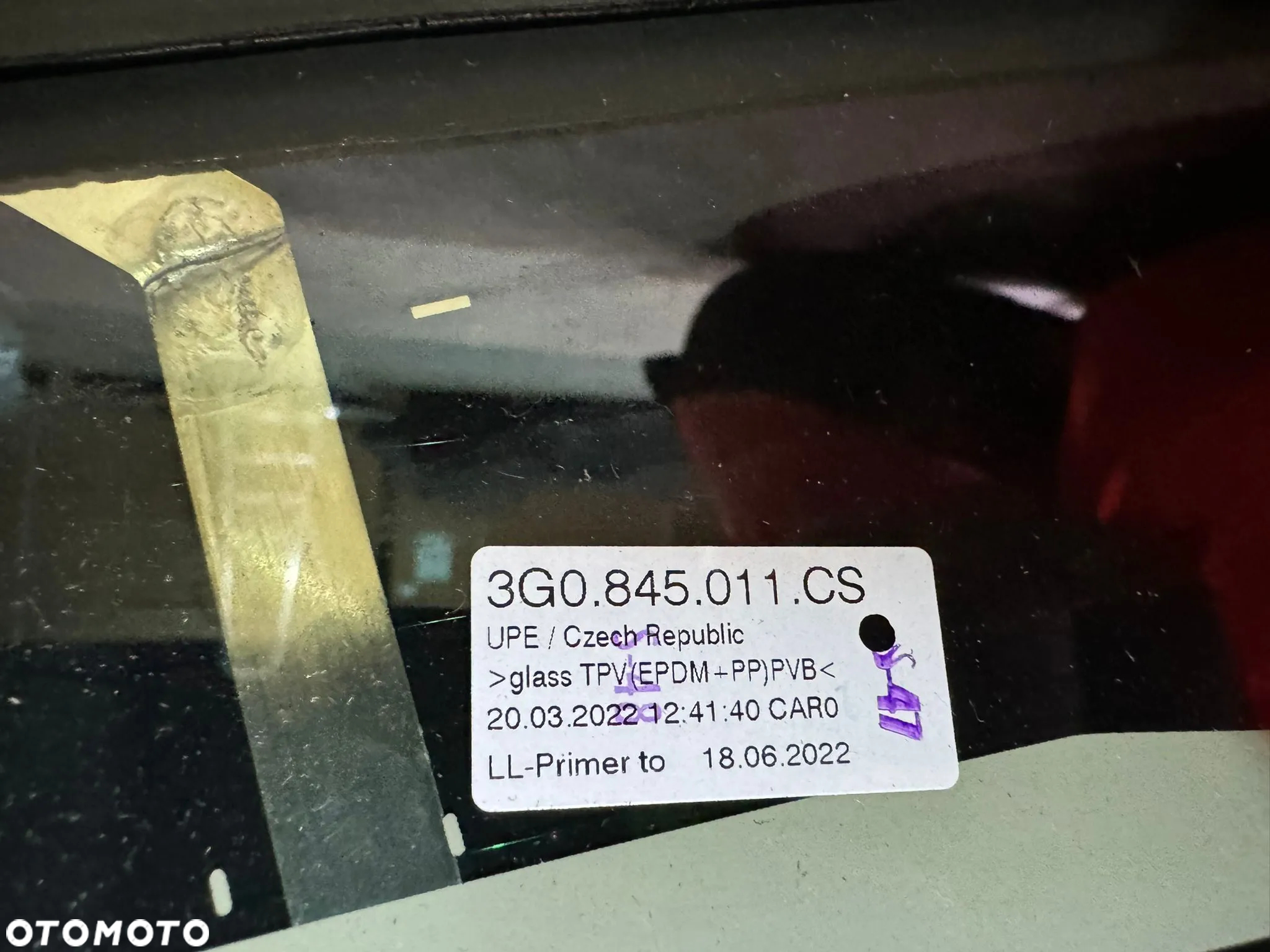 VW PASSAT B8 SZYBA PRZEDNIA CZOŁOWA PODGRZEWANA GRZANA CZUJNIK SENSOR ORYGINAŁ 22 R 2022 ROK 21 2021 2020 R 20 R NOWA! - 34