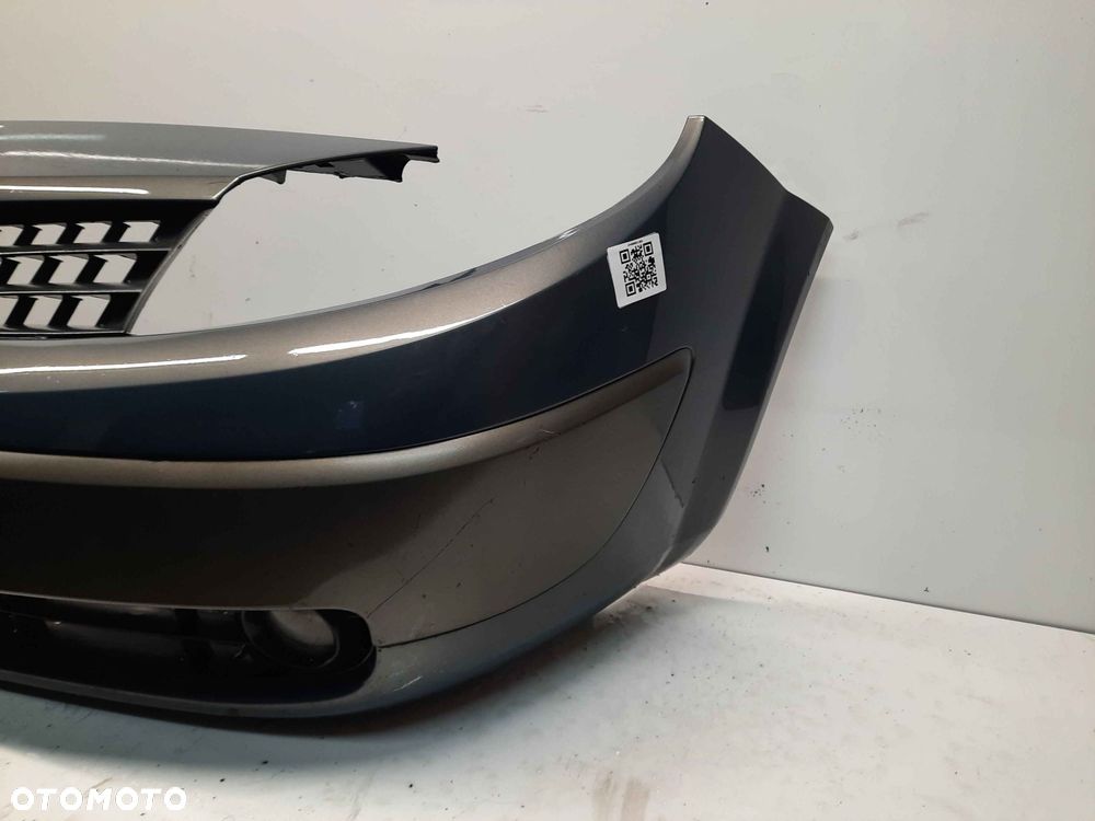 } ZDERZAK PRZÓD PRZEDNI RENAULT SCENIC 2 II TEC68 NIEBIESKI BŁĘKITNY HALOGENY - 4