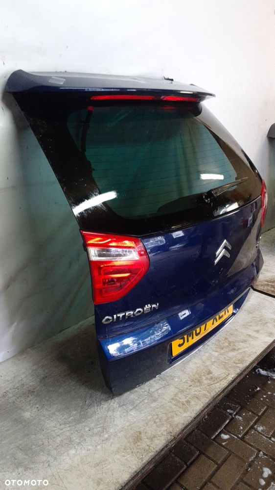 # KLAPA BAGAŻNIKA TYŁ TYLNA CITROEN C4 PICASSO I 1 KPUD NIEBIESKI - 4