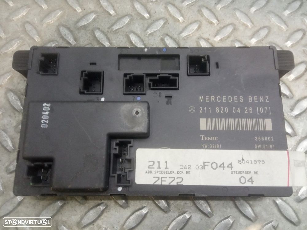 QUADRO ELÉTRICO MERCEDES-BENZ CLASE E E 220 CDI (211.006) 150CV 2148CC - 1