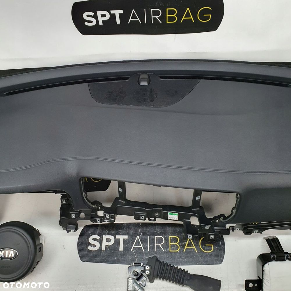 KIA SPORTAGE IV 4 DESKA ROZDZIELCZA KONSOLA KOKPIT PULPIT PODUSZKI AIRBAG AIR BAG PASY KIT SET - 3