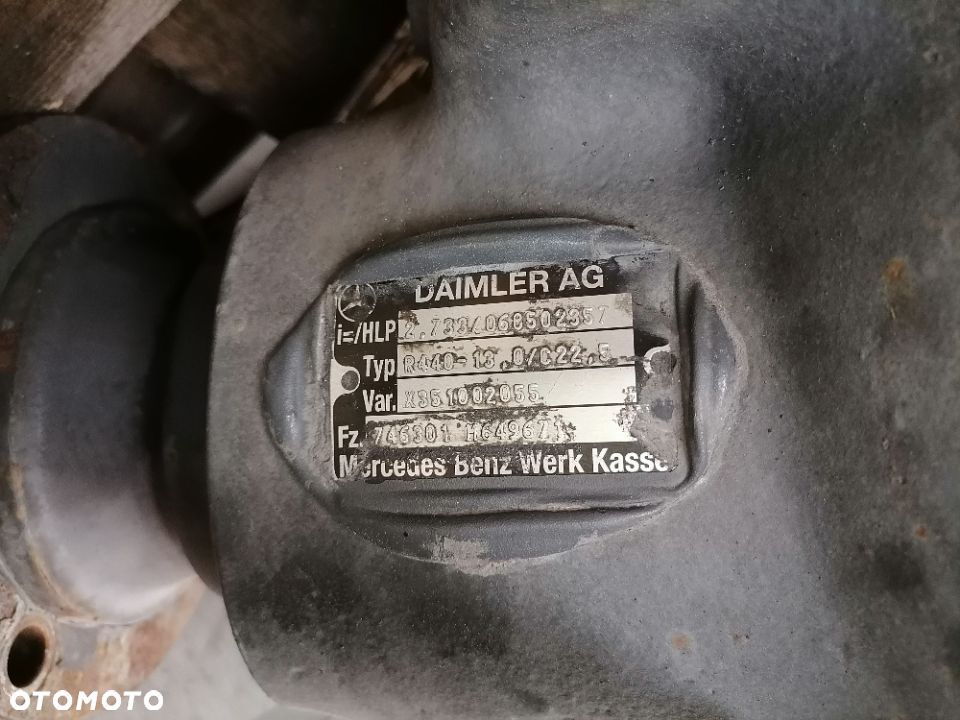Dyfer wkład mostu Arocs Actros MP4 Antos 2,73 R440 - 3