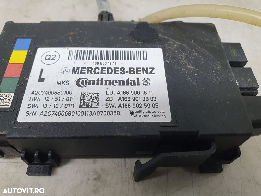 Unitate modul de control scaun A1669001811 Mercedes-Benz ML W166 [201 - 3