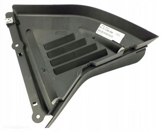 BMW 6 E63 E64 2004-2010 osłona silnika dolna nadkole przód PRAWY