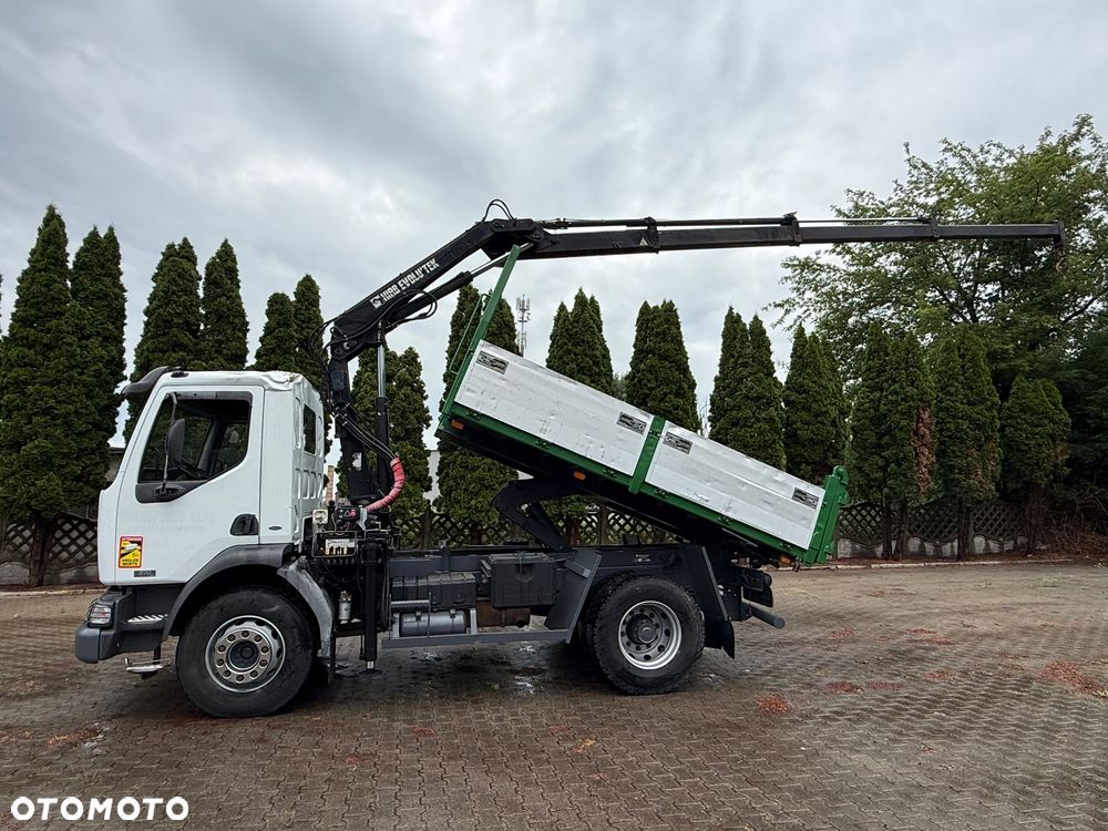 Renault MIDLUM 270 DCI* DMC 16T* WYWROTKA 3,7m* HIAB 085 EVOLUTEK* DŹWIG 3,8T* MOST GÓRSKI* BLOKADA* KLIMA* 85% OPONY* STAN BDB* Z FRANCJI* - 2