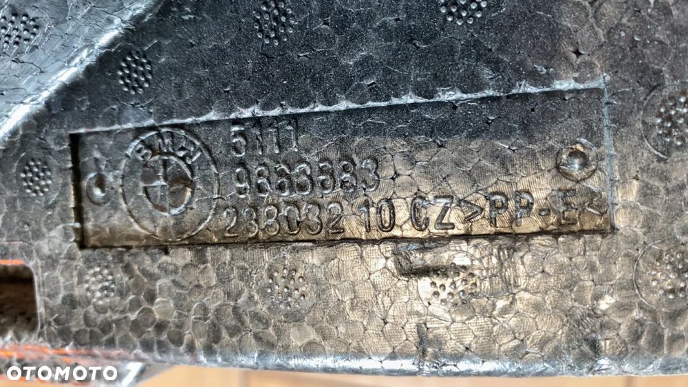 BMW 5 G60 G61 ABSORBER + CZUJNIK OCHRONY PIESZEGO PRZÓD PRZEDNI 9883883 - 7