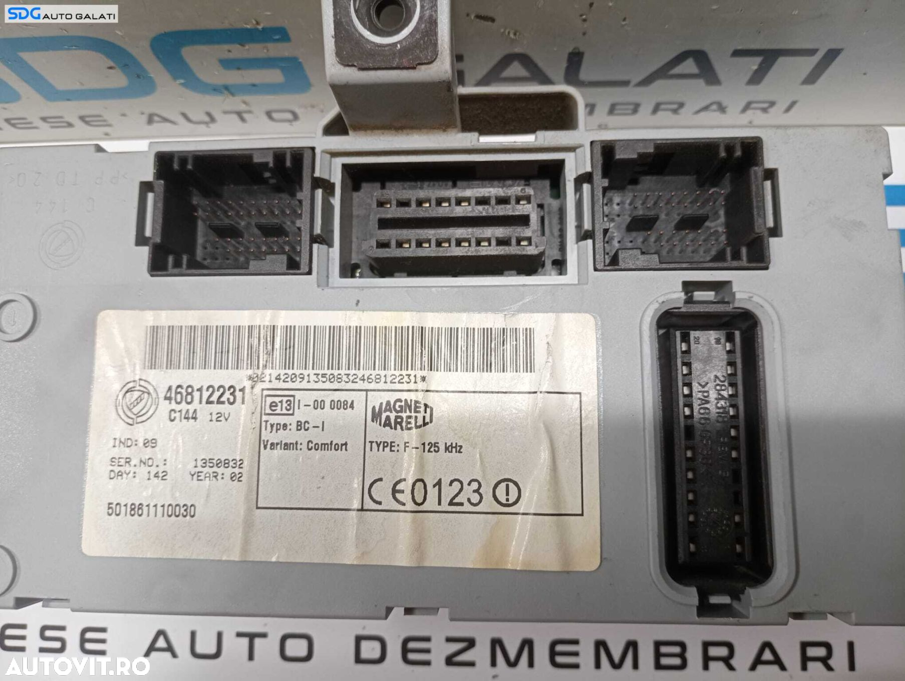 Modul Imobilizator Fiat Punto 1.2 B 1999 - 2012 Cod 46812231 [M5892] - 3