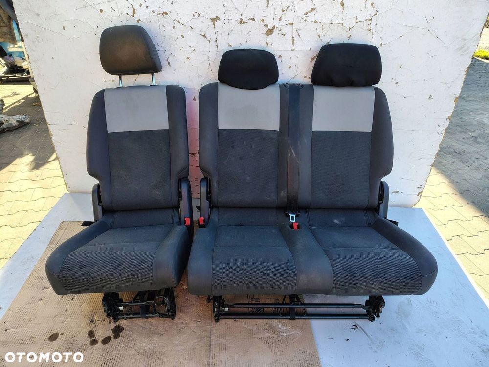 FOTEL KANAPA 2 RZĄD LEWY PRAWY VOLKSWAGEN CADDY 3 III FL LIFT - 1