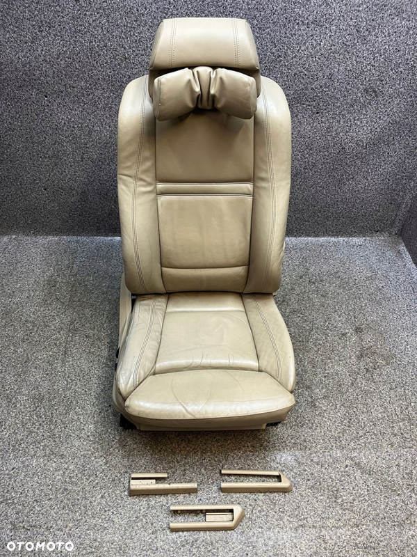 Fotel pasazera prawy przod komfort grzany pamiec Nappa Beige BMW E70 X5