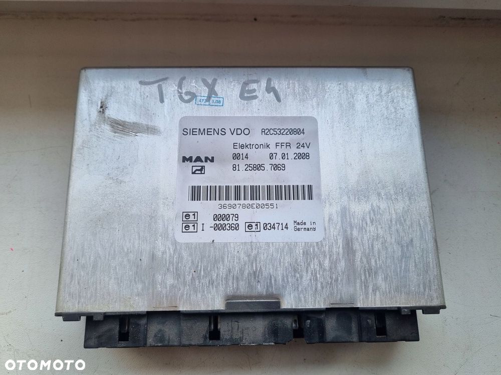 KOMPUTER STEROWNIK MODUŁ FFR MAN TGA TGX TGS TGL TGM 81258057069 - 1