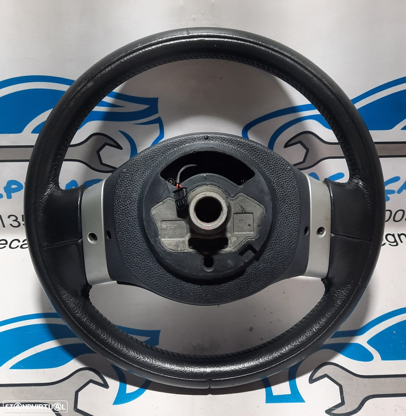 VOLANTE GUIADOR COMPLETO MINI PELE COMANDOS MULTIFUNÇÕES AIRBAG 67920610 32330146479 MINI COOPER ONE R50 R53 - 8