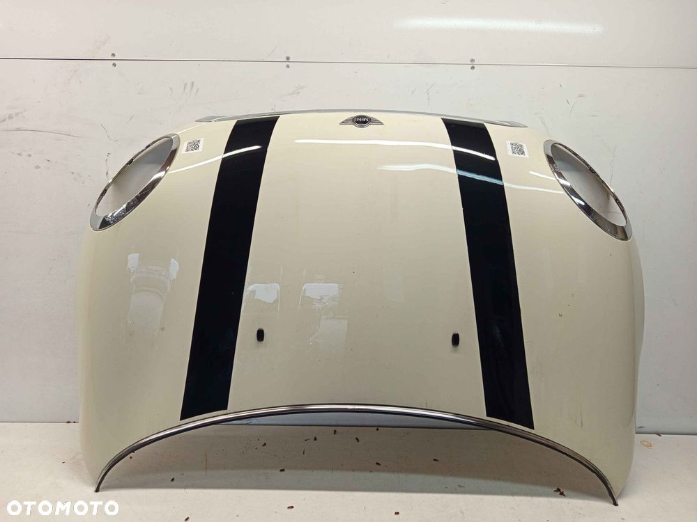 + MASKA POKRYWA SILNIKA DO MINI COOPER R56 R55 WHITE PEPPER BIAŁA - 1