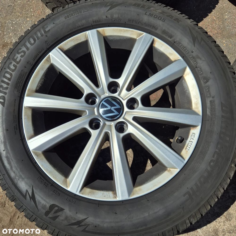 ZIMA 215/60 R16 VW PASSAT T-ROC BEETLE TOURAN SKODA SUPERB OCTAVIA KAROQ - 2