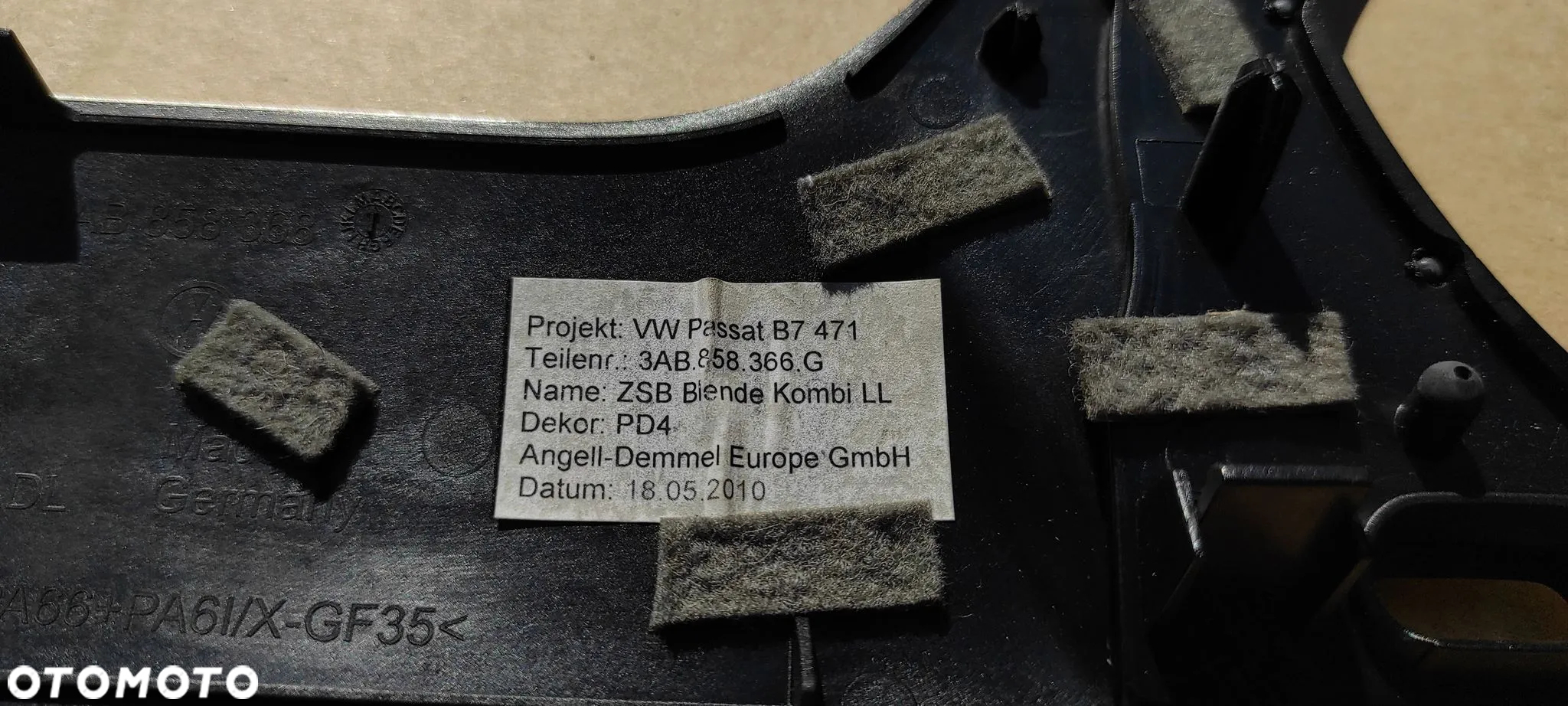 DEKORY SZCZOTKOWANE ALUMINIUM VW PASSAT B6/LIFT/B7/CC - 3