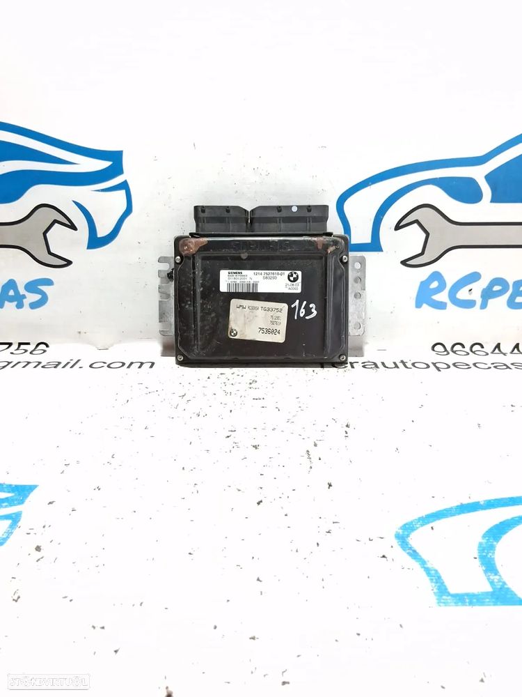.Centralina Original Motor Siemens BMW Mini Cooper One W10B16 1.6i 120cv 7 536 024 / S118012001 - 5