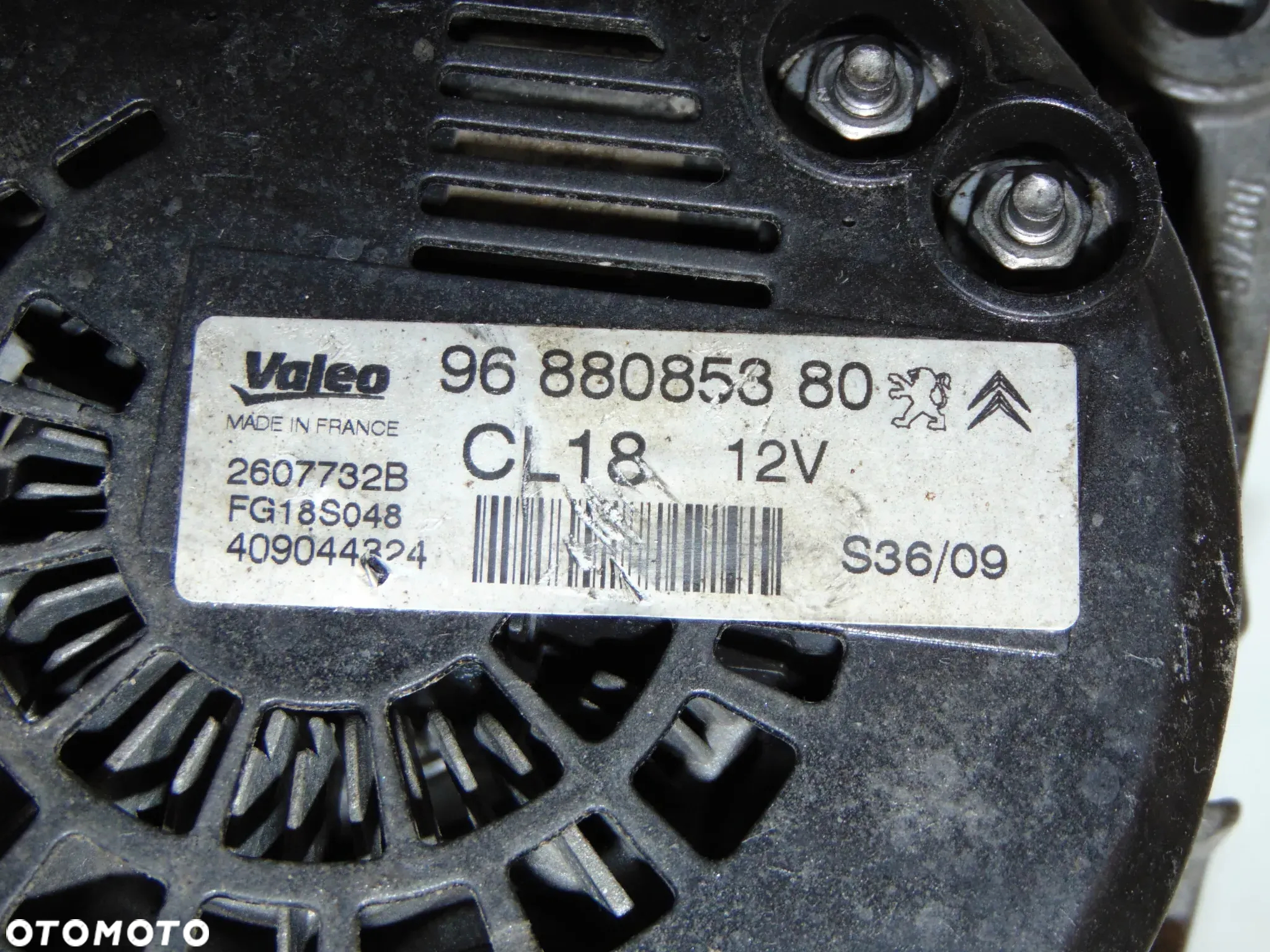 ORYGINAŁ alternator 9688085380 Peugeot 308 407 807 Citroen C4 C5 II C8 diesel 2.0 2.2 HDI - 2