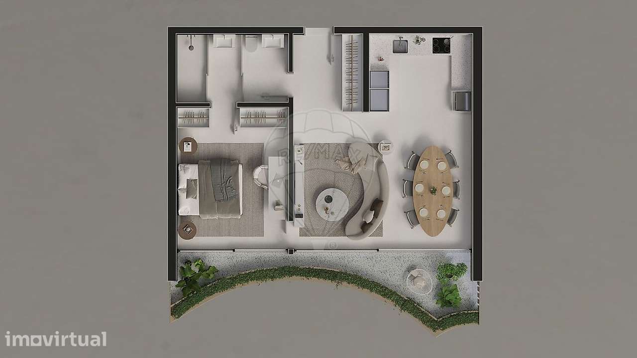 Apartamento T1 para arrendamento - Grande imagem: 4/9