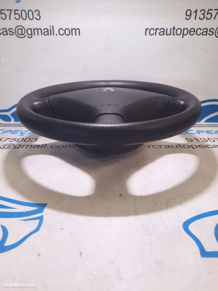 VOLANTE GUIADOR COMPLETO ORIGINAL PEUGEOT 307 AIRBAG 96345022 4109AR 96345028ZR - 5