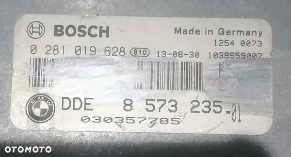 BMW X6 E71 - STEROWNIK KOMPUTER SILNIKA 8573235, 0281019628 - 2