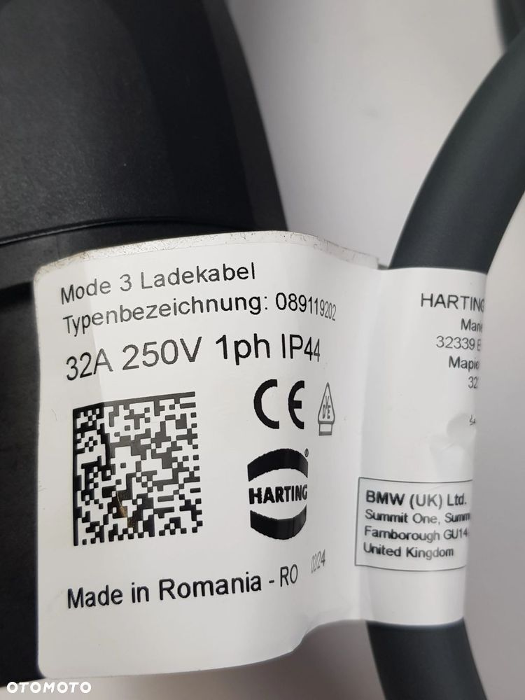 NOWA ORYGINALNA BMW ŁADOWARKA DO SAMOCHODU ELEKTRYCZNEGO/HYBRYDOWEGO IEC 62196-2 7827901 BMW MINI NISSAN CUPRA OPEL TESL - 9