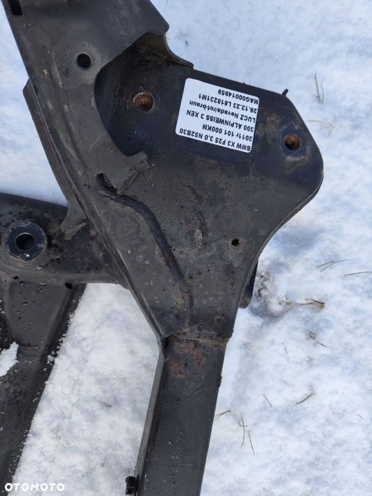 BMW X3 F25 X4 F26 BELKA ZAWIESZENIA SANKI SILNIKA WÓZEK 6787915 - 14