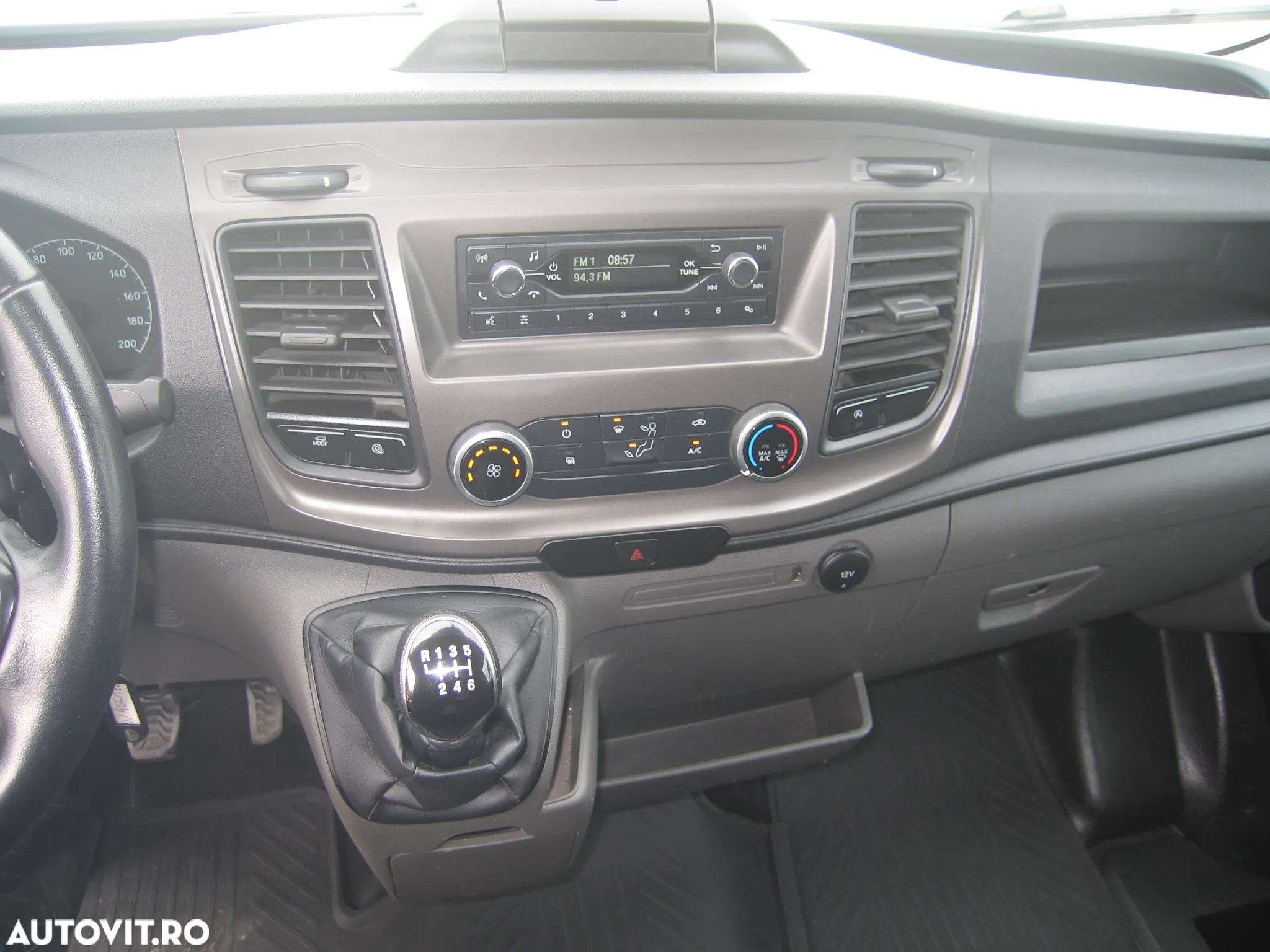 Ford TRANSIT 3 LOC. PLATFORMA cu PRELATA , AC. - 4