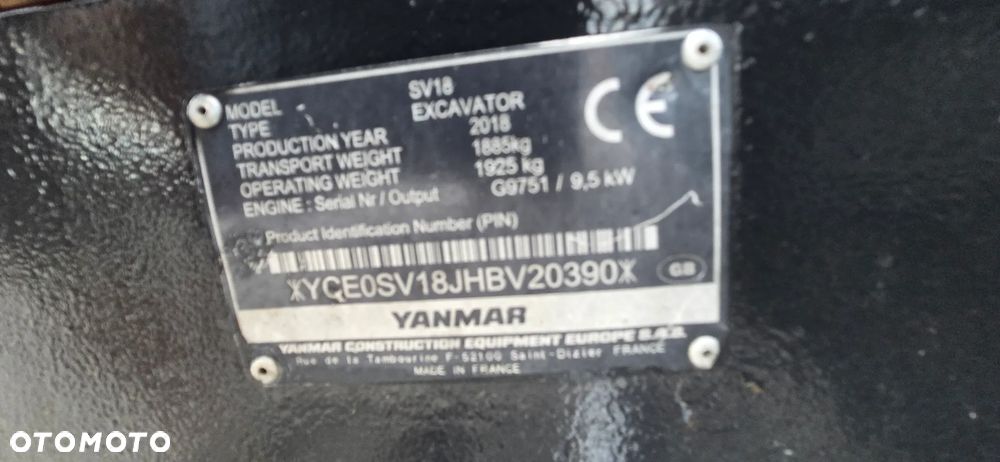Yanmar SV 18 - 7