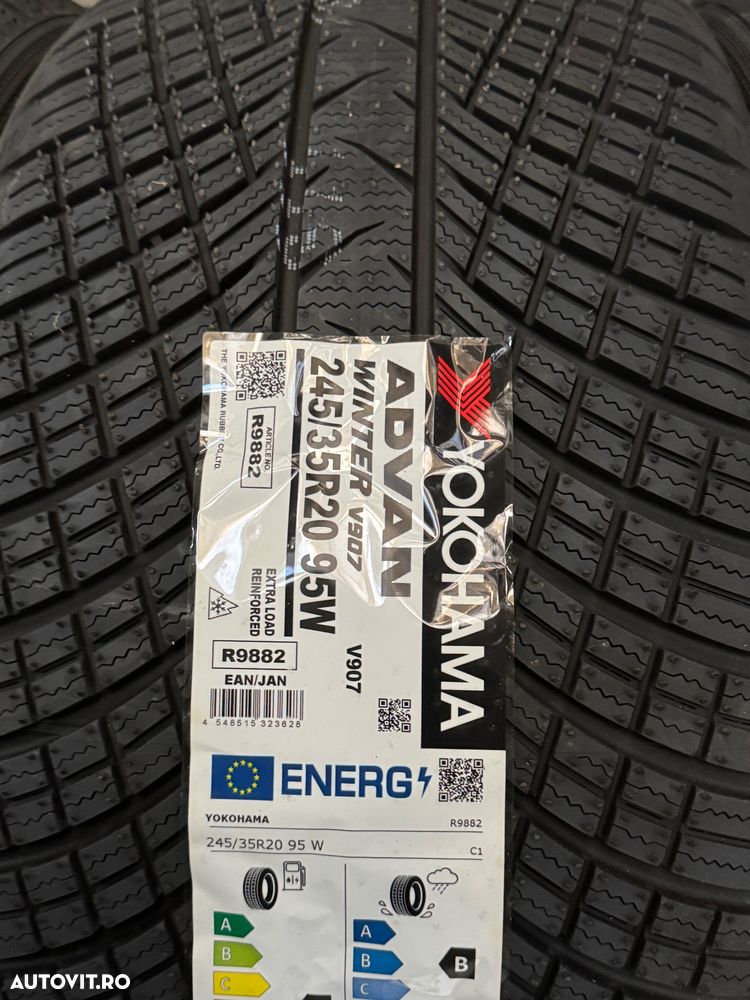 Vând set anvelope 245/35/20-275/30/20 Yokohama de iarnă noi - 5
