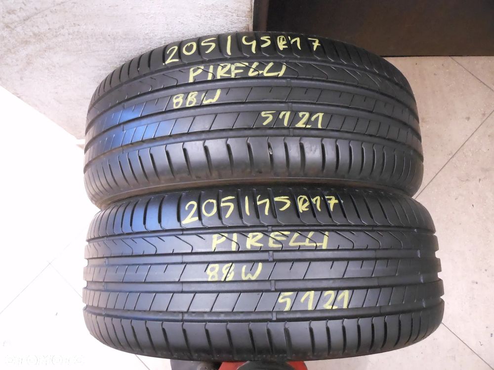 Opony 205/45r17 pirelli cinturato p7 tm *  6,1mm lato para - 1