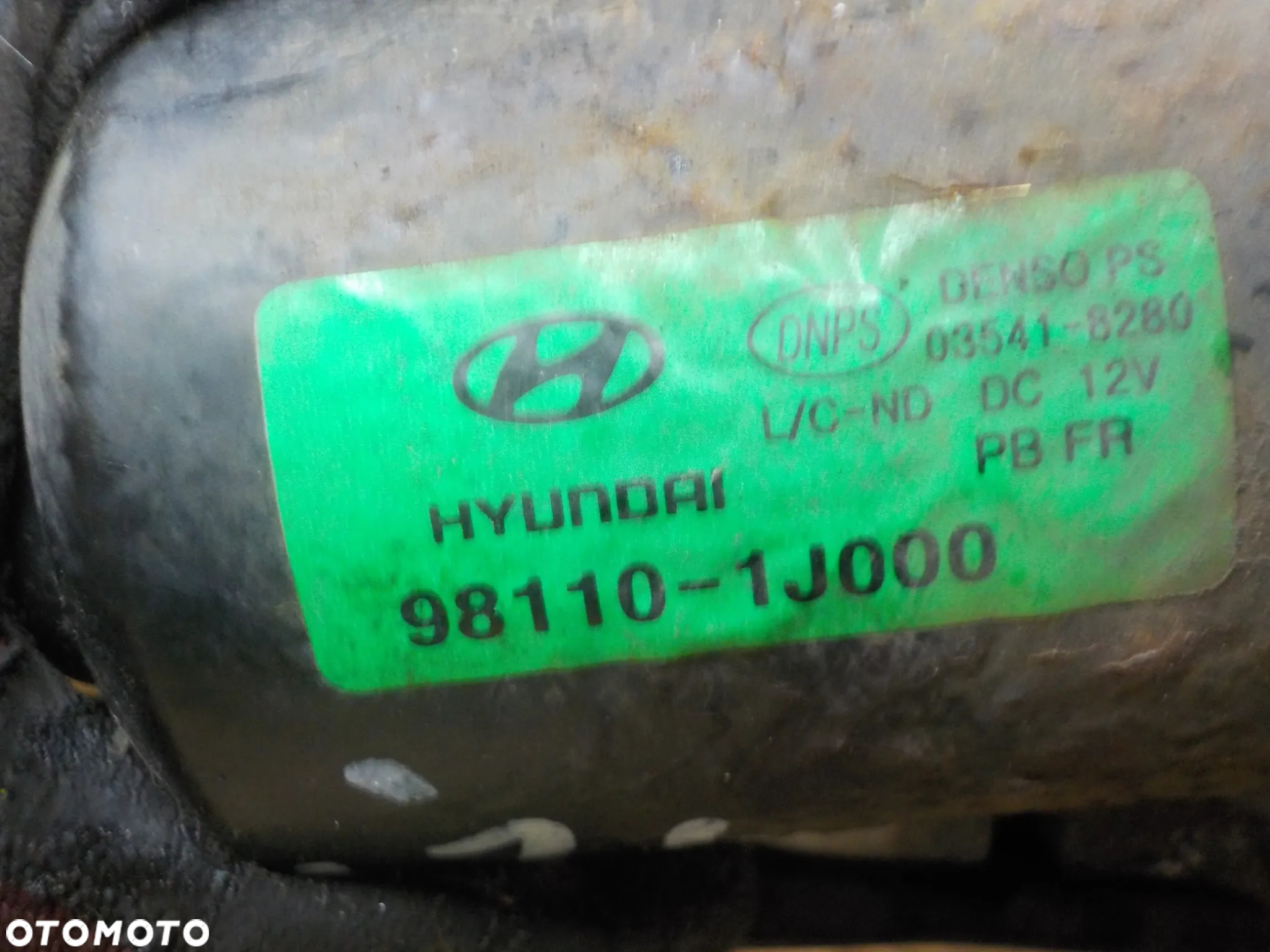 HYUNDAI I20 10R MECHANIZM SILNICZEK WYCIERACZEK PRZÓD EUROPA 98110-1J000 - 2
