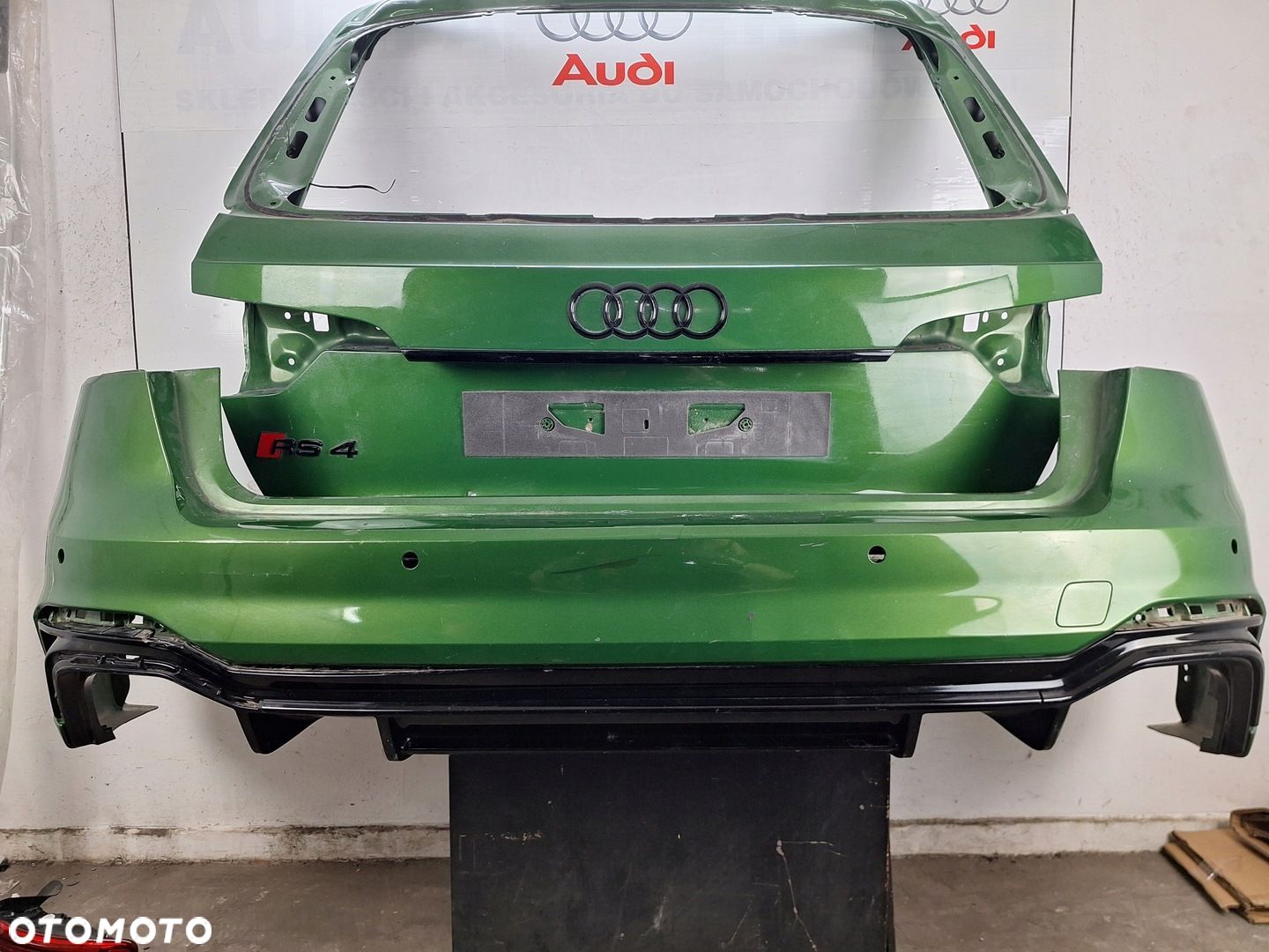 KLAPA ZDERZAK AUDI RS4 8W 8W9 B9 ORYGINAŁ OE ASO LISTEWKA BLACK LINE - 1