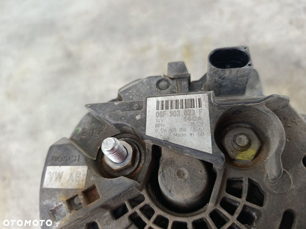 ALTERNATOR AUDI A3 8P 06F903023F 0124525050  BOSCH 1.9 TDI - 2