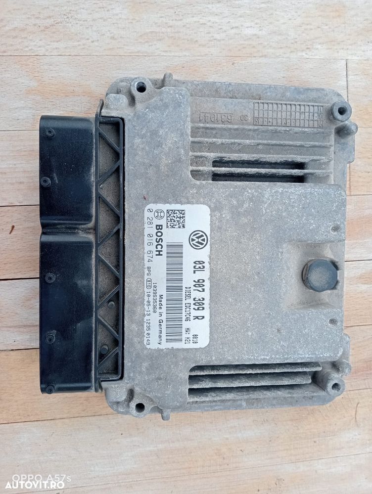 Calculator motor 03L907309R vw golf 6 2.0 tdi CFF - 1