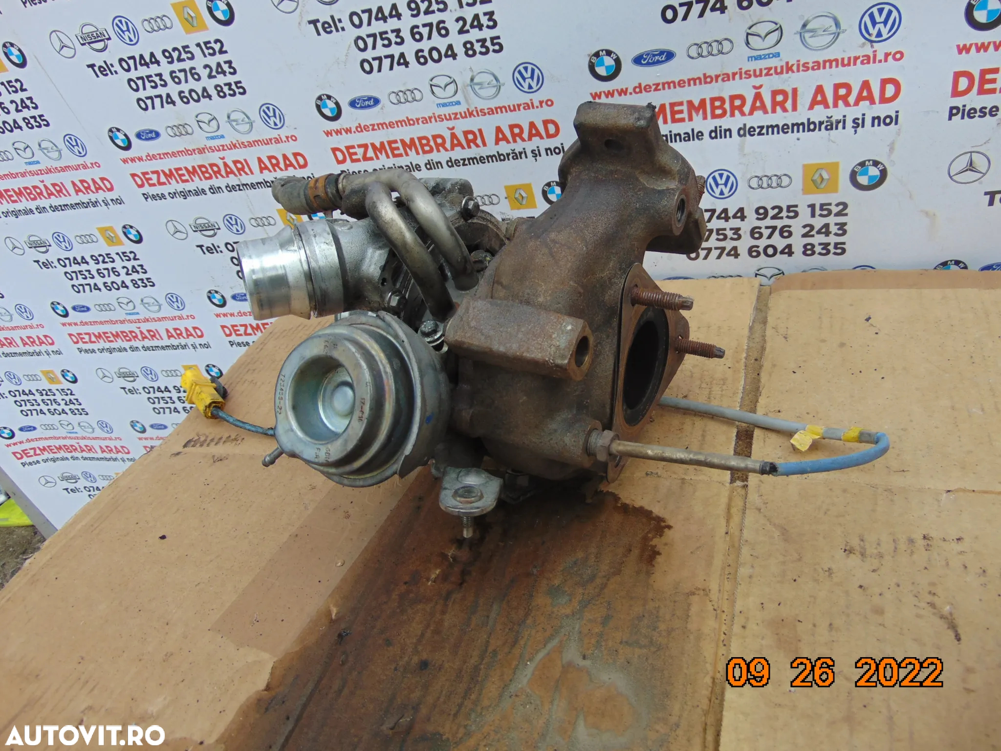 Turbina Renault Laguna 3 2.0dci Latitude nissan qashqai j10 X Trail 2.0 Koleos Scenic 3 turbo turbo - 4
