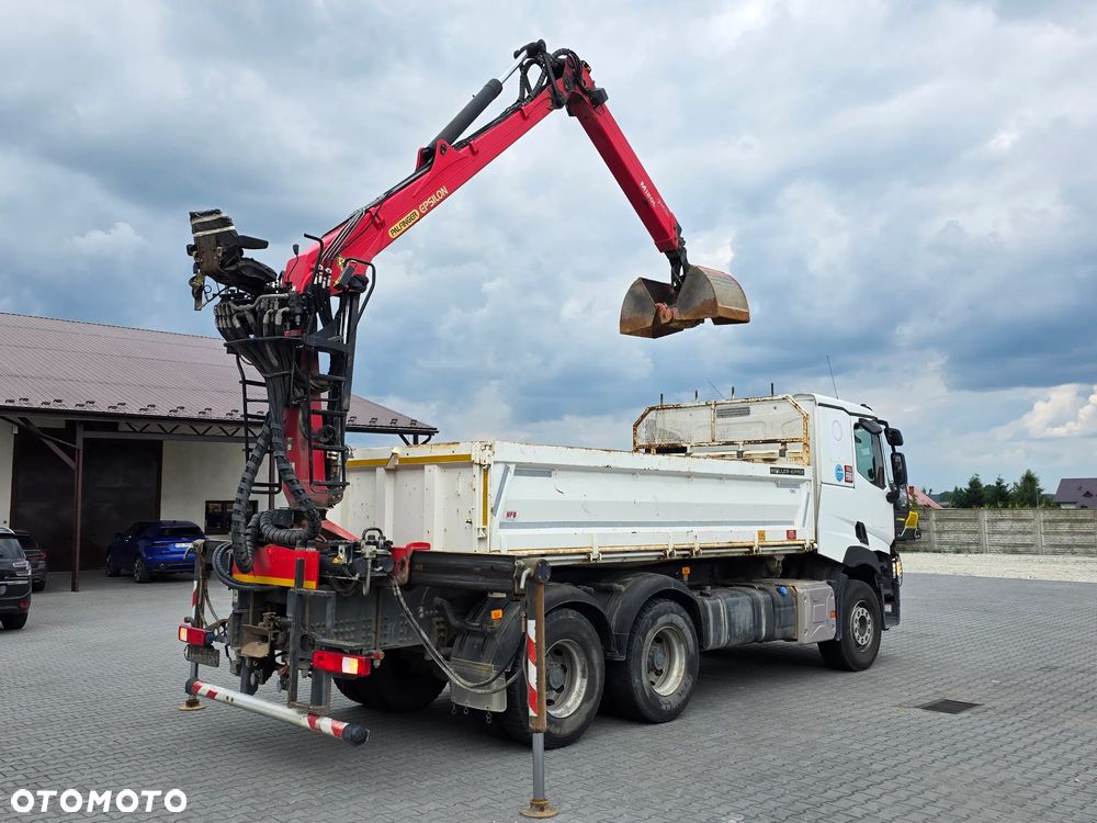 Renault C430, HDS PALFINGER M120L97, MEILLER Kipper, 6X4, EURO 6 - 13