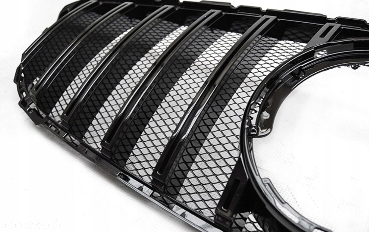 Atrapa Grill Kratka Black Czarna Tuning GT-R Mercedes C klasa 205 Lift Lci - 3