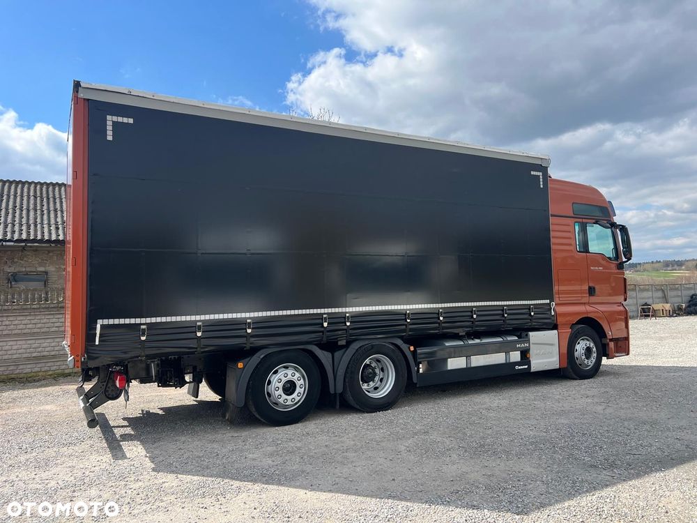 MAN TGX 26.480 / 6x2 / Burto - Firanka / - 6